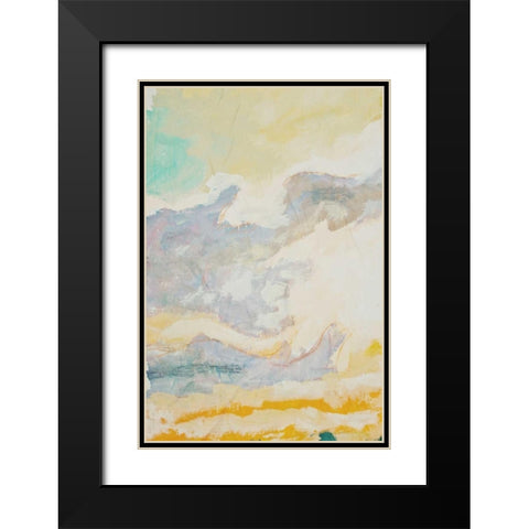 Graceful Black Modern Wood Framed Art Print with Double Matting by Peck, Gail