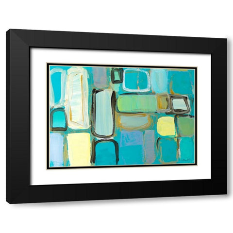 Standing Imitation II Black Modern Wood Framed Art Print with Double Matting by Loreth, Lanie