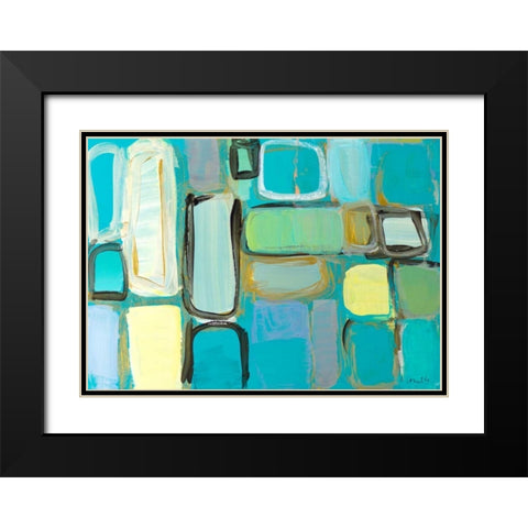 Standing Imitation II Black Modern Wood Framed Art Print with Double Matting by Loreth, Lanie