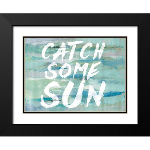Catch Some Sun Black Modern Wood Framed Art Print with Double Matting by Loreth, Lanie