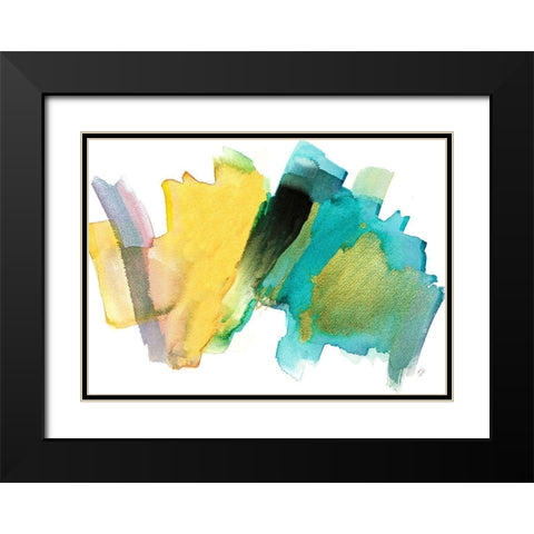 Bright Visions Black Modern Wood Framed Art Print with Double Matting by Loreth, Lanie