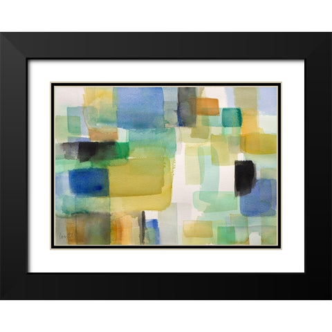 Welcome Summer Black Modern Wood Framed Art Print with Double Matting by Loreth, Lanie