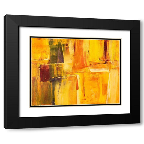 Impromptu Black Modern Wood Framed Art Print with Double Matting by Loreth, Lanie