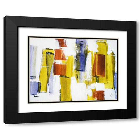 Spring Drifts I Black Modern Wood Framed Art Print with Double Matting by Loreth, Lanie