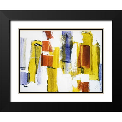 Spring Drifts I Black Modern Wood Framed Art Print with Double Matting by Loreth, Lanie