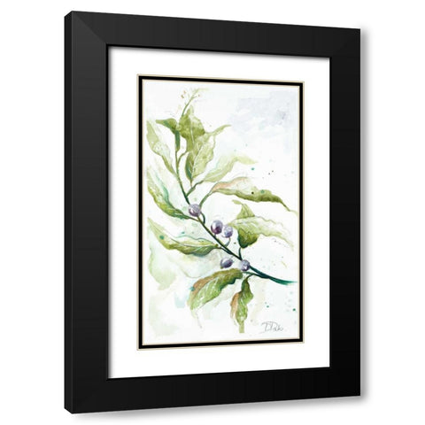 Branches To The Wind I Black Modern Wood Framed Art Print with Double Matting by Pinto, Patricia