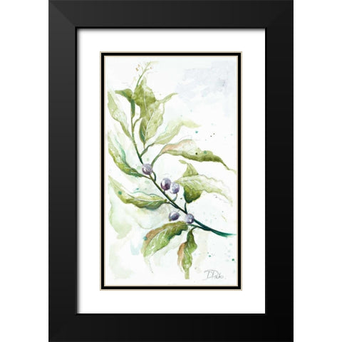 Branches To The Wind I Black Modern Wood Framed Art Print with Double Matting by Pinto, Patricia