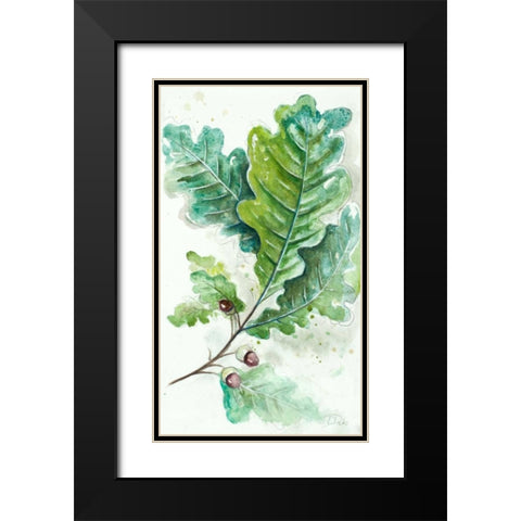 Branches To The Wind II Black Modern Wood Framed Art Print with Double Matting by Pinto, Patricia
