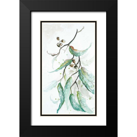 Branches To The Wind III Black Modern Wood Framed Art Print with Double Matting by Pinto, Patricia