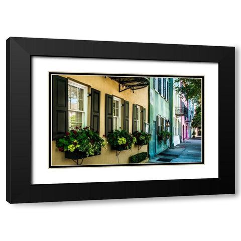 Charleston Black Modern Wood Framed Art Print with Double Matting by Bill Carson Photography