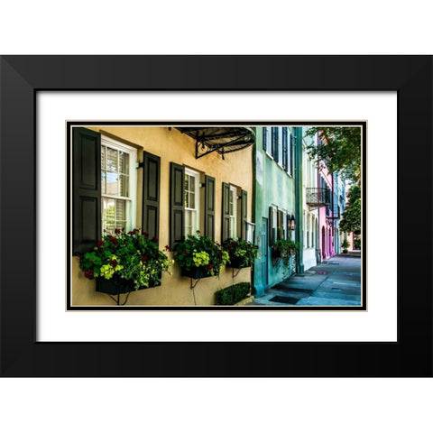 Charleston Black Modern Wood Framed Art Print with Double Matting by Bill Carson Photography