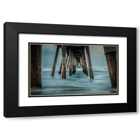 Surf Black Modern Wood Framed Art Print with Double Matting by Bill Carson Photography
