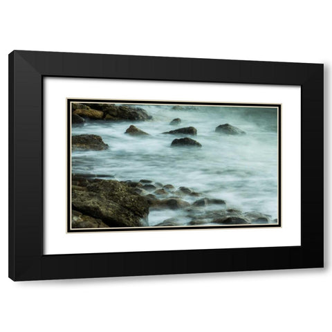 Rocks II Black Modern Wood Framed Art Print with Double Matting by Bill Carson Photography