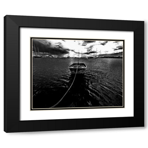 Seaworthy Black Modern Wood Framed Art Print with Double Matting by Bill Carson Photography