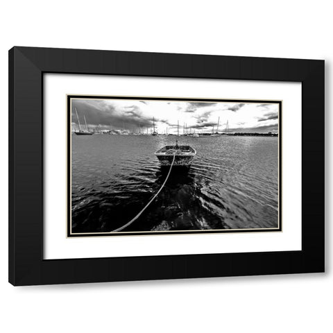 Seaworthy Black Modern Wood Framed Art Print with Double Matting by Bill Carson Photography
