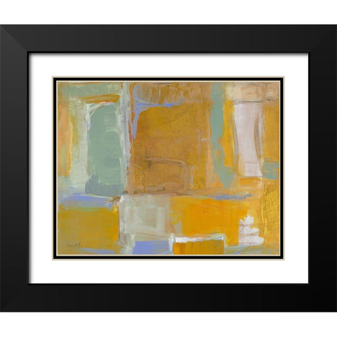 Gilded Oasis Black Modern Wood Framed Art Print with Double Matting by Loreth, Lanie
