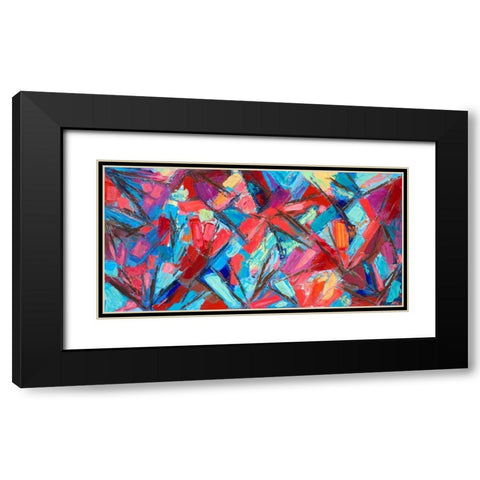 Abscission Black Modern Wood Framed Art Print with Double Matting by Coolick, Ann Marie