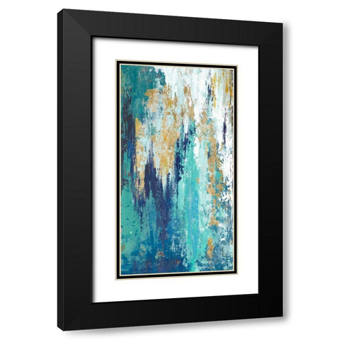 Magic Black Modern Wood Framed Art Print with Double Matting by Pinto, Patricia