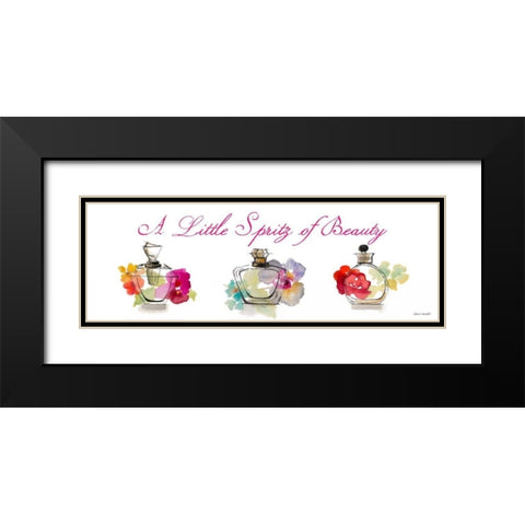 Class and Beauty II Black Modern Wood Framed Art Print with Double Matting by Loreth, Lanie