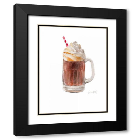 Water Color Cold Dessert II Black Modern Wood Framed Art Print with Double Matting by Loreth, Lanie