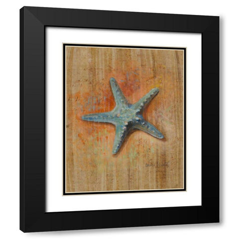 Starfish I Black Modern Wood Framed Art Print with Double Matting by Loreth, Lanie