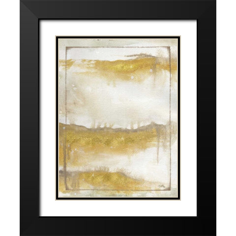 Fog Abstract I Black Modern Wood Framed Art Print with Double Matting by Medley, Elizabeth