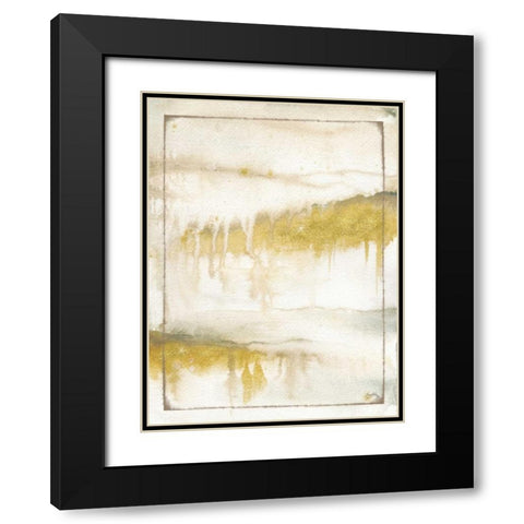 Fog Abstract II Black Modern Wood Framed Art Print with Double Matting by Medley, Elizabeth