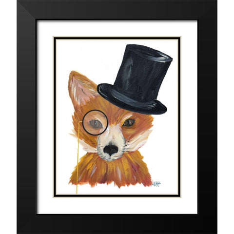 Proper Animals III Black Modern Wood Framed Art Print with Double Matting by DeRice, Julie