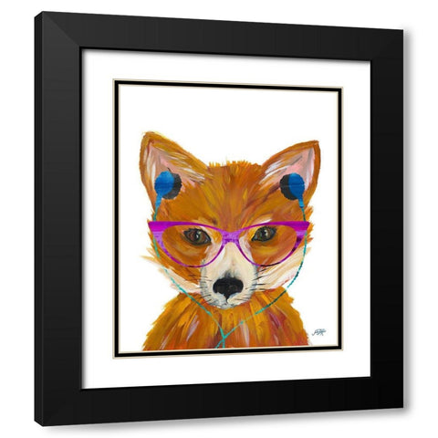 Woodland Beats II Black Modern Wood Framed Art Print with Double Matting by DeRice, Julie