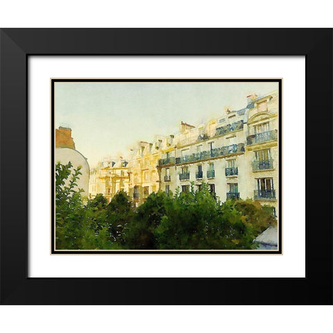 Down These Streets Black Modern Wood Framed Art Print with Double Matting by Navas, Emily