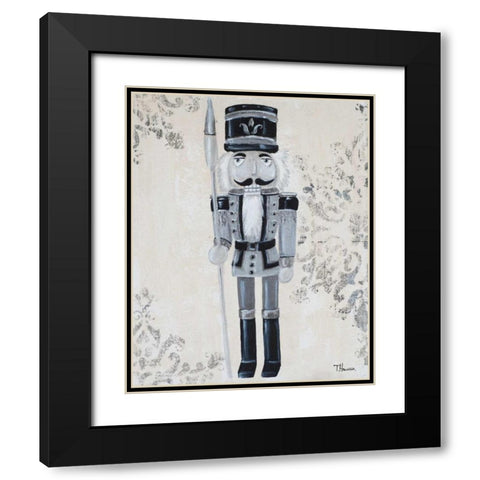Gray Nutcracker I Black Modern Wood Framed Art Print with Double Matting by Hakimipour, Tiffany