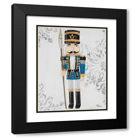 Elegant Nutcracker I Black Modern Wood Framed Art Print with Double Matting by Hakimipour, Tiffany