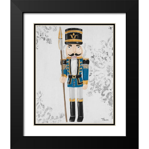 Elegant Nutcracker I Black Modern Wood Framed Art Print with Double Matting by Hakimipour, Tiffany