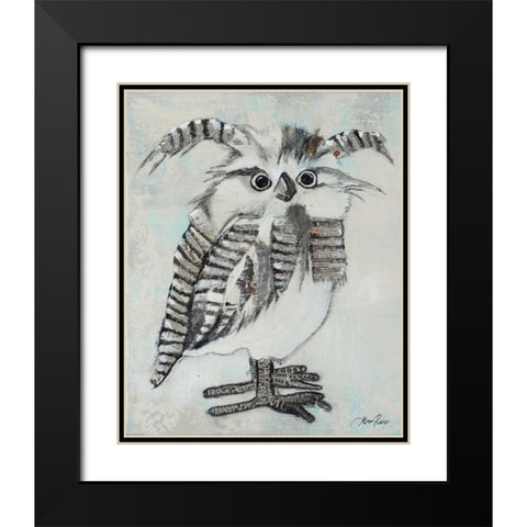 Who Are You I Black Modern Wood Framed Art Print with Double Matting by Ritter, Gina