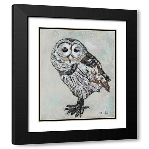 Who Are You II Black Modern Wood Framed Art Print with Double Matting by Ritter, Gina
