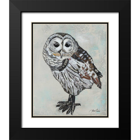 Who Are You II Black Modern Wood Framed Art Print with Double Matting by Ritter, Gina