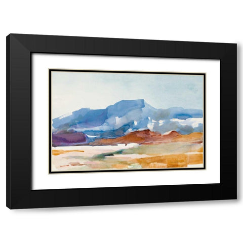 Pedernal Black Modern Wood Framed Art Print with Double Matting by Loreth, Lanie