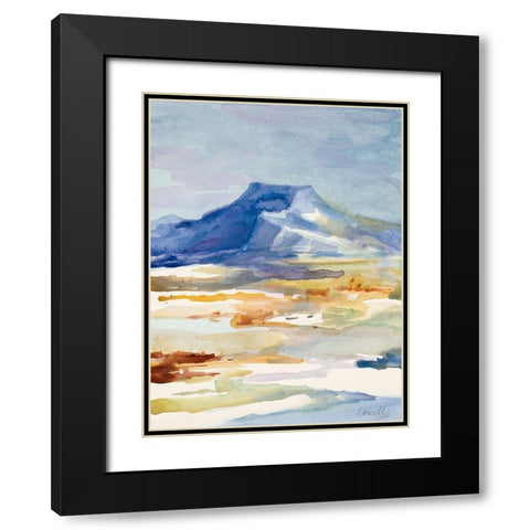Abiquiu Butte Black Modern Wood Framed Art Print with Double Matting by Loreth, Lanie