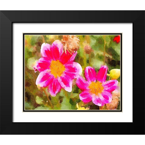 Last Spring I Black Modern Wood Framed Art Print with Double Matting by Navas, Emily