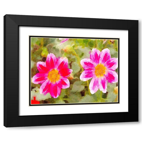 Last Spring II Black Modern Wood Framed Art Print with Double Matting by Navas, Emily