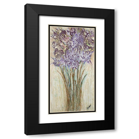 Lavender Strong I Black Modern Wood Framed Art Print with Double Matting by Gonzalez, Roberto