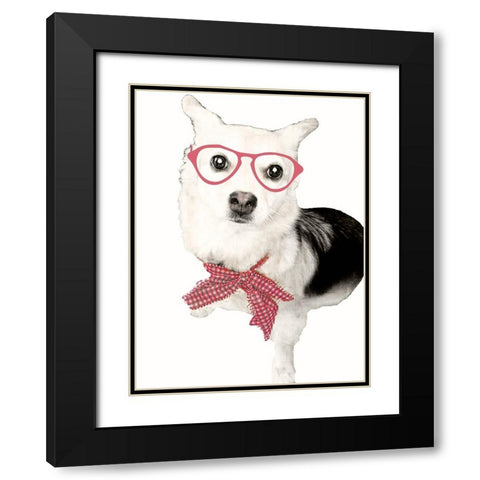 Pop of Flair Black Modern Wood Framed Art Print with Double Matting by SD Graphics Studio