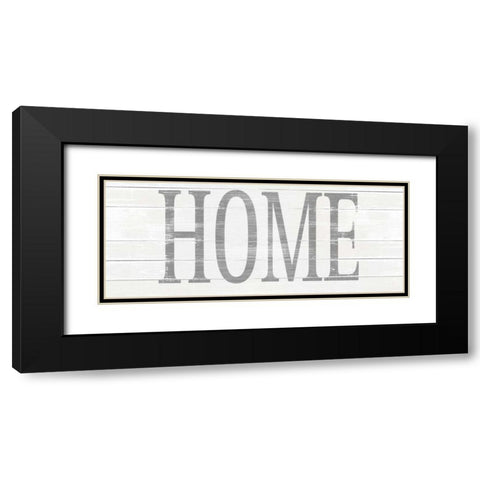 Home Black Modern Wood Framed Art Print with Double Matting by SD Graphics