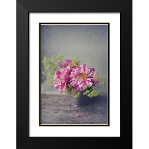 Summer Blooms Black Modern Wood Framed Art Print with Double Matting by Gardner, Sarah