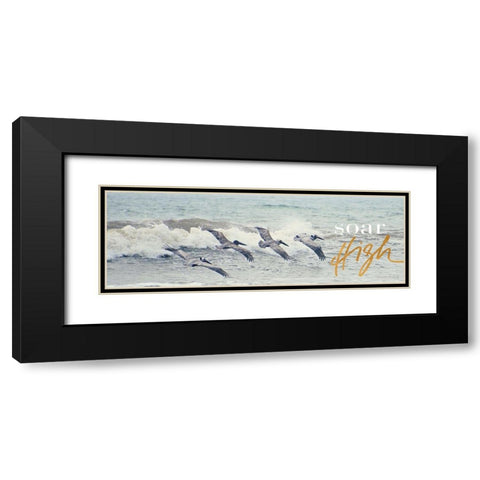 Soar High Black Modern Wood Framed Art Print with Double Matting by Nawrocke, Bruce