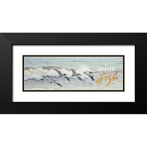 Soar High Black Modern Wood Framed Art Print with Double Matting by Nawrocke, Bruce