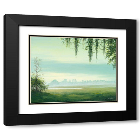 Winter Begins Black Modern Wood Framed Art Print with Double Matting by Nawrocke, Bruce