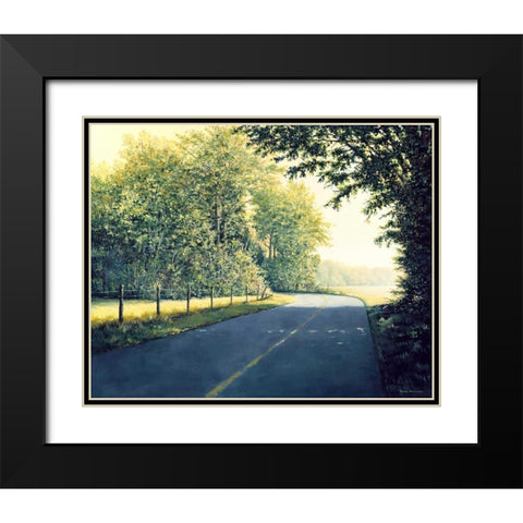 The Day Before Black Modern Wood Framed Art Print with Double Matting by Nawrocke, Bruce