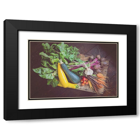 Fresh Organic I Black Modern Wood Framed Art Print with Double Matting by Poynter, Kelly