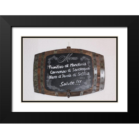 Salute Black Modern Wood Framed Art Print with Double Matting by Coppel, Anna